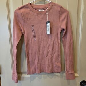 Alpine Design Women's Waffle-Knit Long-Sleeve Shirt in Sedona Clay XS New